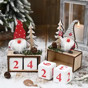 Taoup Kalėdų Kalendorių Linksmų Kalėdų Dekoracijos Namų Noel Kalėdos 2020 Naujųjų Metų Dovanos Santa Claus Lėlės Elf Deco Kalėdų