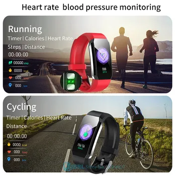 Temperatūra Smart Žiūrėti 2020 Naujas Vyrai Moterys Smartwatch Fitness Tracker Širdies ritmo Monitorius 