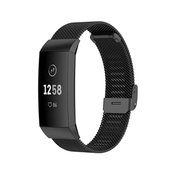 Tencloud Metalo Diržu, Fitbit Mokestis 4 Juostos Iš Nerūdijančio Plieno Pakeitimo Apyrankės Įkrovimo 3 Reguliuojamas Išmaniųjų Laikrodžių Apyrankės