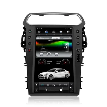 Tesla stiliaus Šešių branduolių PROCESORIUS PX6 Automobilio Multimedijos Grotuvo Ford Explorer 2011+ Ekranas, Garso radijo atnaujinti Stereo autoradio GPS