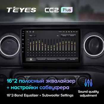 TEYES CC2L CC2 Plius Jeep Wrangler 4 JL 2018 2019 Automobilio Radijo Multimedia Vaizdo Grotuvas, Navigacija, GPS Android Nr. 2din 2 din dvd