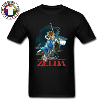 The Legend of Zelda Žaidimo Paveikslėlį T Marškinėliai Topai Marškinėliai Black Individualų Personlzied Tshirts Negabaritinių vyriški Laisvalaikio Marškinėliai