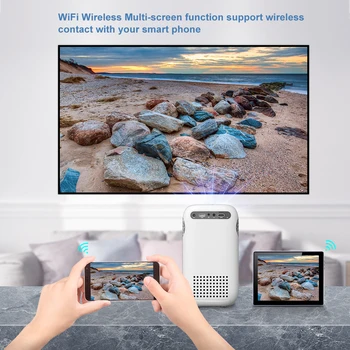 ThundeaL 3500 Liumenų HD Mini Projektorius TD855 Native 1280 x 720P Multiscreen WiFi Projektorius Home Cinema 3D Smart Phone Proyector