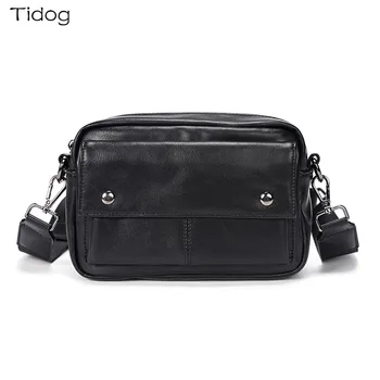 Tidog korėja mados atsitiktinis vyrų naujas mados oda sporto pečių maišą