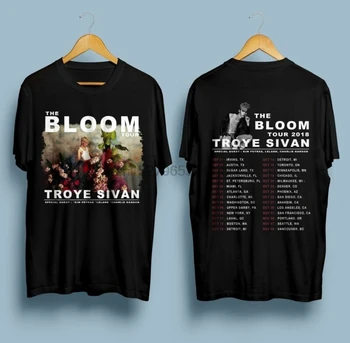 Tik Nauji Troye Sivan Bloom Kelionių 2018 T-SHIRT S-3XL VYRAS VYRIŠKI Marškinėliai Vasaros Stiliaus Mados Grobis Vyrų T Marškinėliai Tee Viršų