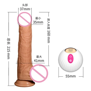 Tikroviškas Dildo Automatinė G Spot Vibratorius Su Siurbimo Taurės Moterų Hands-Free Sex Įdomus, Šildymo Silikono Sūpynės Plėtra
