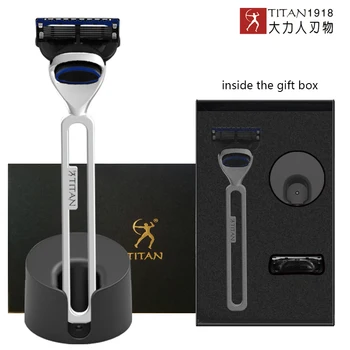 Titan vyrų skustuvas tiesiai barzdaskutė skutimosi peiliukų rungtynės fusion 5 skustuvai barzda žoliapjovės kirpykla profesionalūs skutimosi priemonės