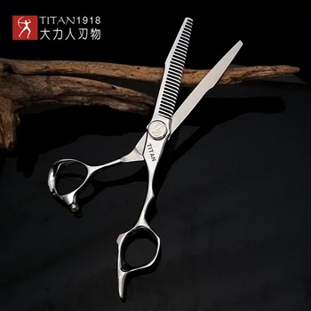 Titan žirkliniai profesionali plaukų karpyti žirklėmis, kirpykla japonija vg10 nerūdijančio plieno