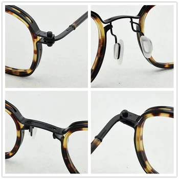 Titano akinių rėmeliai vyrų 2020 Prekės Vintage akiniai rėmeliai trumparegystė kompiuterio dydį, Optiniai akiniai rėmeliai vyrams