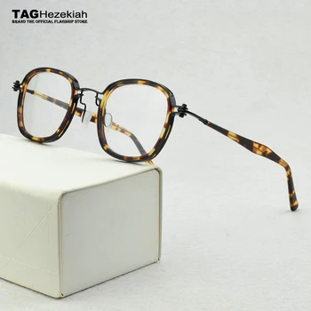 Titano akinių rėmeliai vyrų 2020 Prekės Vintage akiniai rėmeliai trumparegystė kompiuterio dydį, Optiniai akiniai rėmeliai vyrams
