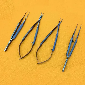 Titano Tlloy Chirurginiai Instrumentai, Oftalmologijos Microsurgical Odontologijos prietaisų, Instrumentų Adatų Laikikliai + 11,5 cm Žirklės +Pincetas