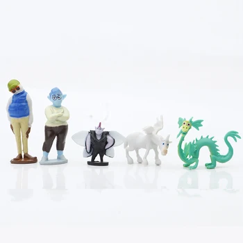 Tolesnis Lightfoot Miniatiūriniai PVC figūrėlių, Drakonas, Vienaragis Anime Statulėlės, Kolekcines Lėles Vaikams Žaislai Vaikams 10vnt/set