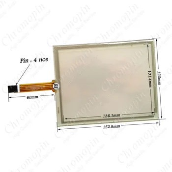 Touch panel B&R 4PP320.0653-K01 4PP320.0653.K01 4PP320-0653-K01 Touch Screen Stiklas