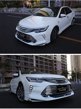 Toyota Camry 2016 ABS Šildomi Chromo Grotelės, Pakeisti Priekinių Grotelių Blizga Priekiniai Centras Akių Apdailos Groteles Auto Dalis