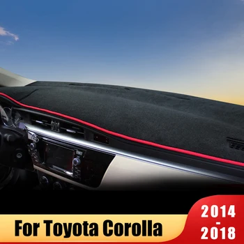 Toyota Corolla E180-2016 M. 2017 M. 2018 Automobilio Prietaisų Skydelio Dangtelį, Mat Išvengti Šviesos Padas Priemonė Platforma Stalas Kilimai Priedai