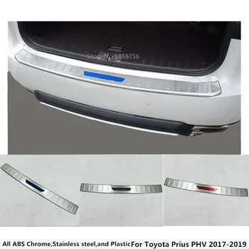 Toyota Prius PHV 2017 2018 2019 automobilių lipdukas Nerūdijančio plieno Atgal Galiniai Pedalą, Durų Nusitrinti Plokštės Rėmas ne Riba Kamieno