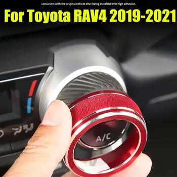 Toyota RAV4 2019 2020 Automobilio AC, Klimato Kontrolės Rankenėlę Apdailos Mygtuką Padengti Automobilio AC Valdymo Rankena, Padengti 2021 RAV4 Pagrindinis/LE/Ribotas