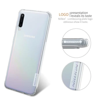 TPU Case for Samsung Galaxy A50 A50S A30S Nillkin Pobūdžio Aišku, Minkštas Silicio Minkštas gaubtas, Skirtas Samsung Galaxy A50 Atveju