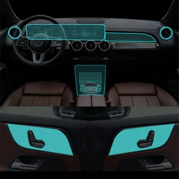 TPU lipdukas automobilio salono apsauga filmas Mercedes Benz GLB Klasės X247 prietaisų Skydelio Centrinis valdymo pultas kino lipdukas