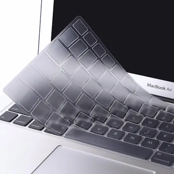 TPU Skaidri, Aiški Klaviatūra Padengti Odos Lipdukas, skirtas Macbook Air Pro Retina 11 12 13 15 16 colių JAV versija A1932 A1466 A2179