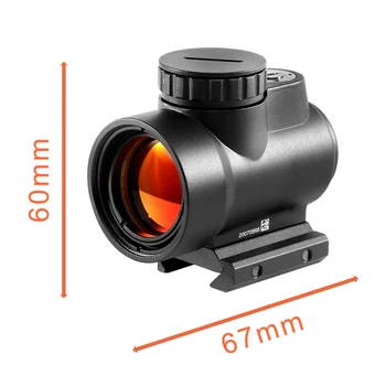 Trijicon MRO Red Dot Akyse Diapazono Srityje Tirti Su įmontuota Reguliuojama Holografinio Taikiklio 20mm bėginių Optinės Akyse