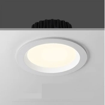 Trijų Spalvų Šviesos Permainingi LED Downlight 15W 12W Įleidžiamas LED lubų šviestuvas patalpų kambarį LED Spot light žemyn šviesos lempos