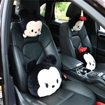 Trumpas Pliušinis Automobilių Pagalvėlės Automobilių Kaklo Pagalvė Animacinių Filmų Mielas Sėdynės Pagalvėlės Kaklo Pagalvė Pagalvėlės Ir Moterų, Automobilių Apdailos Produktus