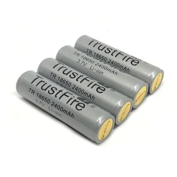 TrustFire TR 18650 2400mAh 3.7 V, Li-ion Kamera, Žibintuvėlis, Žibintuvėlio Baterijos 18650 Įkraunama Ličio Baterijos su Saugomų PCB