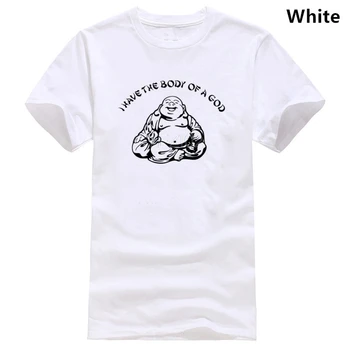 Turiu kūną dievas T-shirt - T Shirt Juokinga Buda Budda Kpinkować Riebalų Maisto