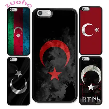 Turkija turkijos Vėliava Telefono dėklas Skirtas iphone 11 Pro Max X XR XS SE 2020 6S 7 8 Plus Akrilo organinio Stiklo TPU