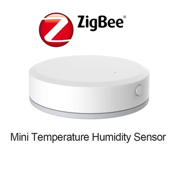 Tuya ZigBee Temperatūra Drėgnumas SensorMini Built-in) Baterija, 