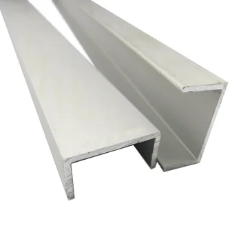 U-formos aliuminio griovelio profilis,Bezel (su spraudžiais, išdrožomis,aliuminio, vadovas Kortelės lizdas Stiklo fiksuotojo vidinio griovelio,CNC mechaninio apdirbimo,pjovimo lazeriu