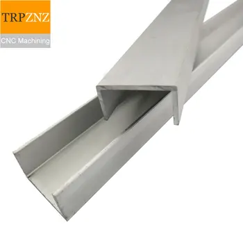 U-formos aliuminio griovelio profilis,Bezel (su spraudžiais, išdrožomis,aliuminio, vadovas Kortelės lizdas Stiklo fiksuotojo vidinio griovelio,CNC mechaninio apdirbimo,pjovimo lazeriu