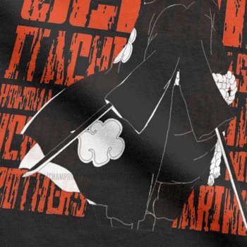 Uchiha Broliai Naruto T-Marškinėliai Vyrams Akatsuki Pein Anime Itachi Uzumaki Sasuke Atsitiktinis Medvilnės Marškinėliai Trumpomis Rankovėmis T Shirts
