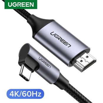 Ugreen USB C Iki HDMI suderinamus Kabelis, C Tipo HDMI suderinamus Konverteris, skirtas MacBook, iPad Pro USB-C, HDMI suderinamus Adapteris