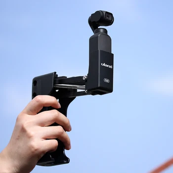 ULANZI OP-9 Z Flex 4 Ašies Nešiojamą Stabilizatoriaus Laikiklis rankenos Ballhead Gimbal Aksesuaras DJI OSMO Kišenėje Fotoaparato Priedai