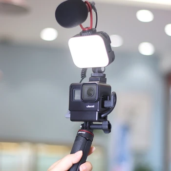 Ulanzi VL-100C Minkštas LED Vlog Šviesos Reguliuojamas Kamera Užpildyti Šviesos 2500K-6500K šviesos srautą galima reguliuoti Šviesos Live 