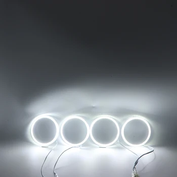 Ultra ryškūs SMD baltos spalvos LED angel eyes halo žiedas rinkinys, šviesos važiavimui dieną DRL už 
