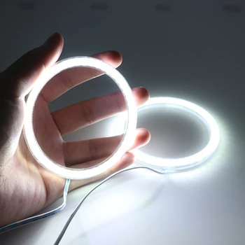 Ultra ryškūs SMD baltos spalvos LED angel eyes halo žiedas rinkinys, šviesos važiavimui dieną DRL už 