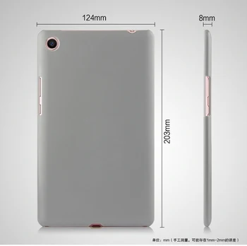 Ultra Slim PC Kieto Plastiko Atveju Shell Rankovės Atgal Raštas Coque Funda Padengti Xiaomi MiPad 4 Mi Trinkelėmis 4 Pad4 8.0