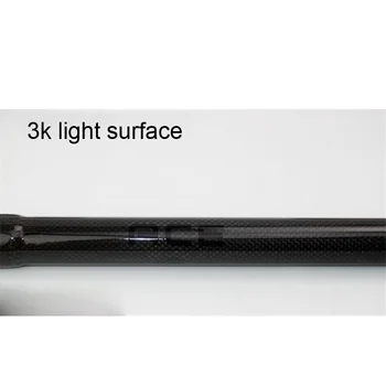 Ultralight 230g Anglies Pluošto 31.8 mm Dviračių Seat Post Brompton BMX Dviratį nuo balnelio iškyšos 31.8*580 mm