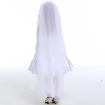 Umorden Mažai Nuotaka Vestuvių Belle Kostiumai Mergaičių Baltas Angelas Zombie Lavonas Nuotaka Kostiumas Helovinas Maskuotis Šalis Suknelė