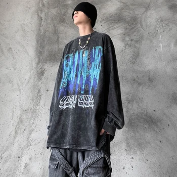 UNCLEDONJM 20AW Vyrų Megztinis palaidinukė anime hoodie harajuku Hip-Hop mens drabužių streetwear vyrai dizaineris palaidinukė MC-6034