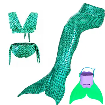 Undinėlės Uodegos Plaukimo Kostiumas Undinėlės Uodega Cosplay Mergaičių maudymosi kostiumėlį, Vaikams, Vaikų Swimmable kostiumas Monofin