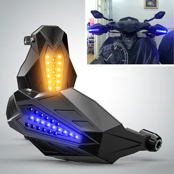 Universalus Motociklas HandGuards Raštas prekinis, galinis Stiklo Rankų apsaugą Su LED Už yamaha x4 zoomer cbr250r varaderas 125 cb600 hornet