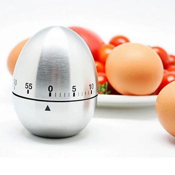 UPORS Kūrybos Kiaušinių Laikmatis Nerūdijančio Plieno Rankinė Virtuvės Valgių Laikmatis Automatinė Sukasi Signalizacija su 60 Minučių Kepimo Įtaisus