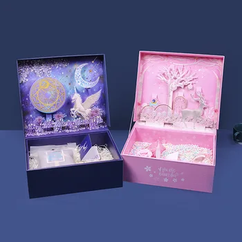Upscale 3D stereo popieriaus dovanų dėžutėje подарочные коробки подарочная коробка Gimtadienio dovanų maišelis boite dragees de mariage boite cadeau