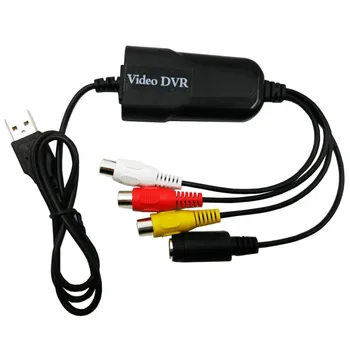 USB 2.0 Video Capture Card nereikia Įdiegti Ratai CVBS/AV & S-Video, USB 2.0 Naudoti VHS Kameros DVD Palaikymas Windows 10