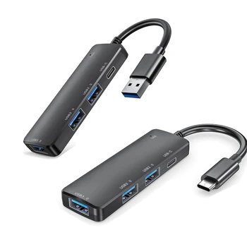 USB C HUB USB-Koncentratorius Splitter USB3.0/2.0 USB-C, Didelės Spartos Duomenų Perdavimo Macbook Air Pro Nešiojamas USB C Hub