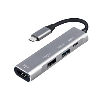 USB C Į HDMI Adapteris, suderinamas Centru Dex Stotis MHL Galaxy S8 S9 S10/Plus Pastaba 10/9 Tab S4 S5E S6 C Tipo/Thunderbolt